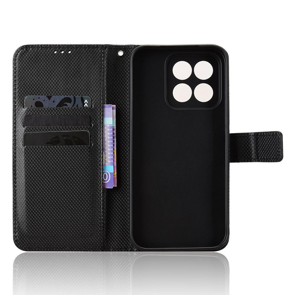 For Xiaomi 17 Max 5G Diamond Texture Leather Phone Case - Black - EDA007067231B