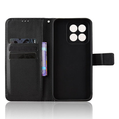 For Xiaomi 17 Max 5G Diamond Texture Leather Phone Case - Black - EDA007067231B