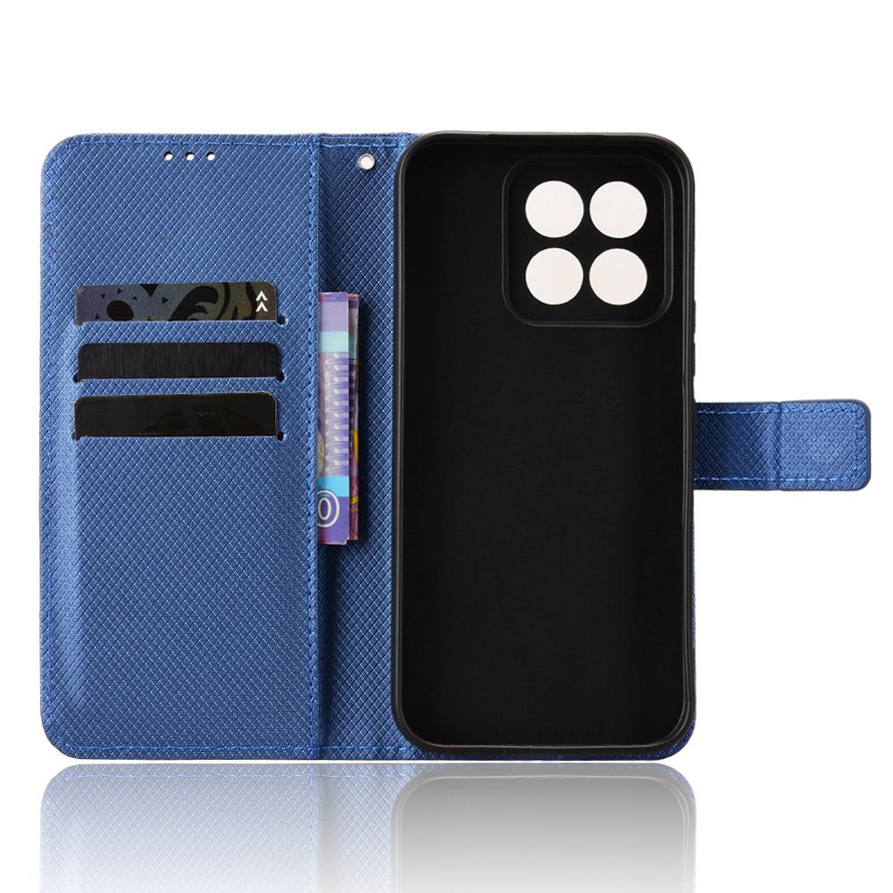 For Xiaomi 17 Max 5G Diamond Texture Leather Phone Case - Blue - EDA007067231C