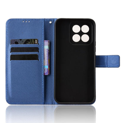 For Xiaomi 17 Max 5G Diamond Texture Leather Phone Case - Blue - EDA007067231C