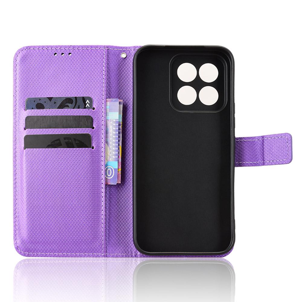 For Xiaomi 17 Max 5G Diamond Texture Leather Phone Case - Purple - EDA007067231E