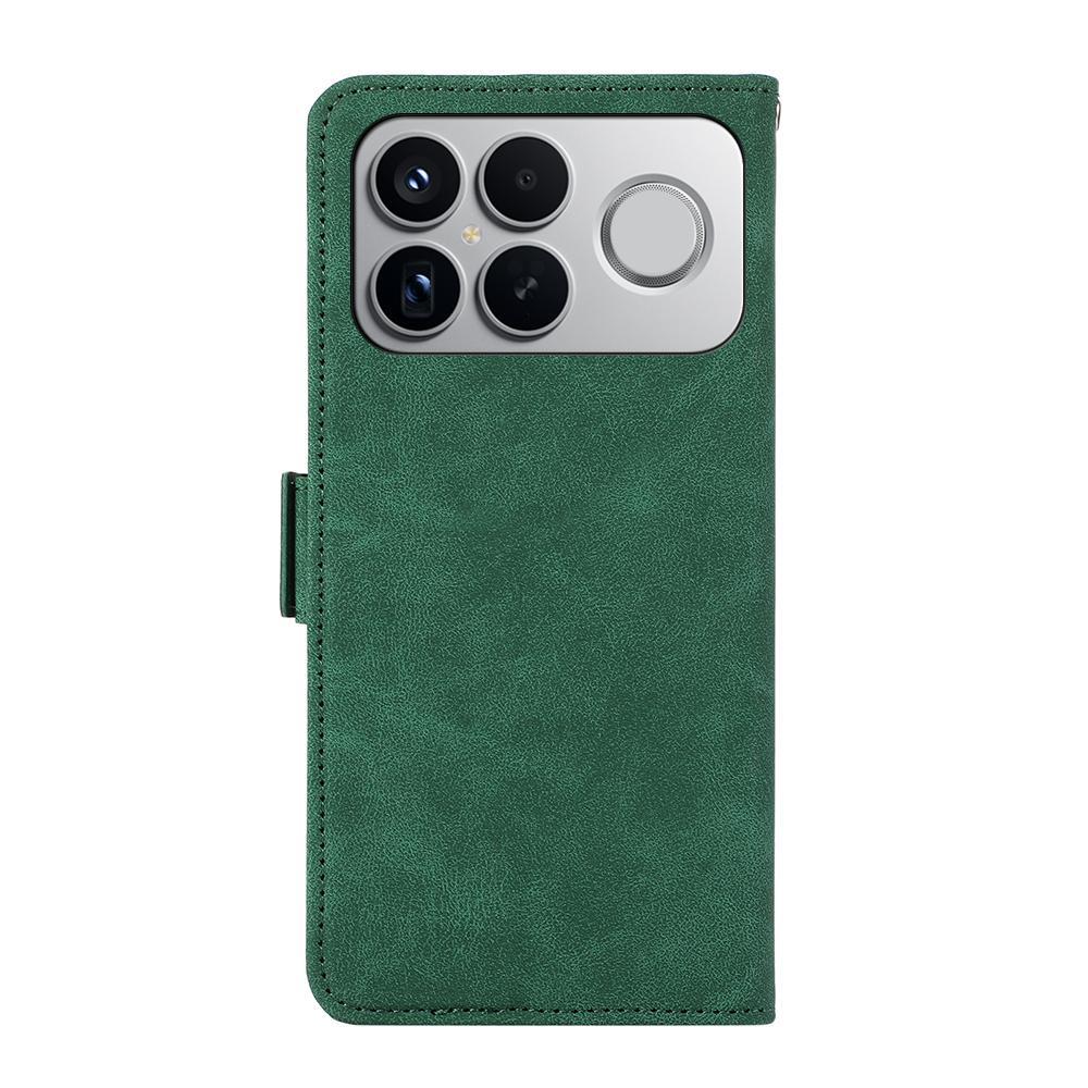 For Redmi K90 Pro Max/Poco F8 Ultra ABEEL Frosted Magnetic RFID Leather Phone Case(Green)