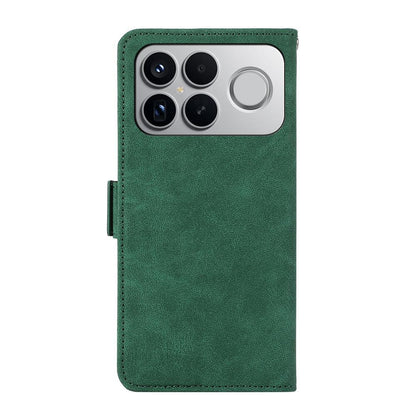 For Redmi K90 Pro Max/Poco F8 Ultra ABEEL Frosted Magnetic RFID Leather Phone Case(Green)