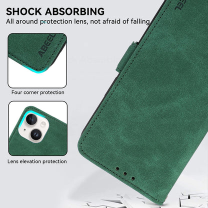 For Redmi K90 Pro Max/Poco F8 Ultra ABEEL Frosted Magnetic RFID Leather Phone Case(Green)