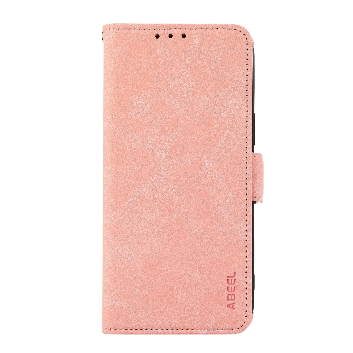 For Redmi K100 Pro Max/Poco F9 Ultra 5G ABEEL Frosted Magnetic RFID Leather Phone Case - Pink - EDA007072925A