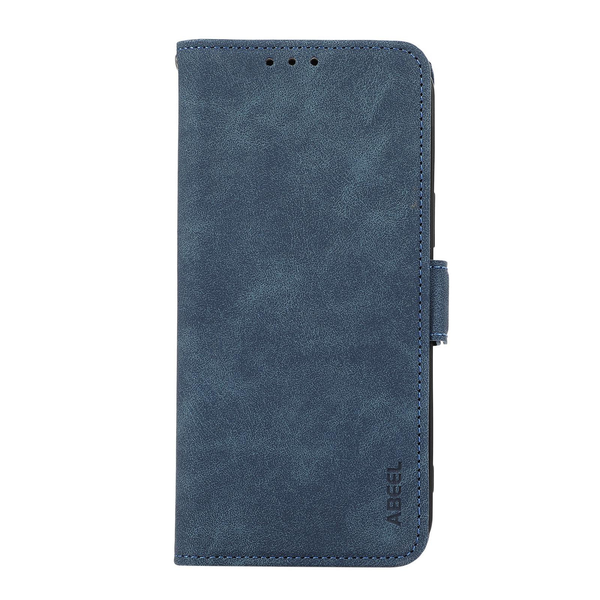For Redmi K100 Pro Max/Poco F9 Ultra 5G ABEEL Frosted Magnetic RFID Leather Phone Case - Blue - EDA007072925C