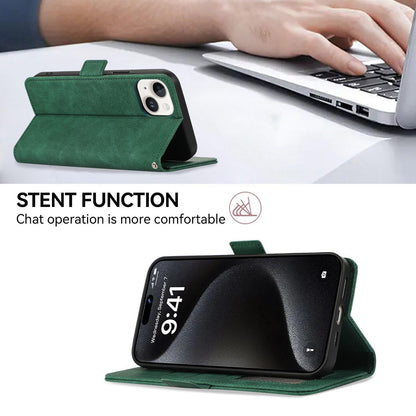 For Redmi K100 Pro Max/Poco F9 Ultra 5G ABEEL Frosted Magnetic RFID Leather Phone Case - Green - EDA007072925D