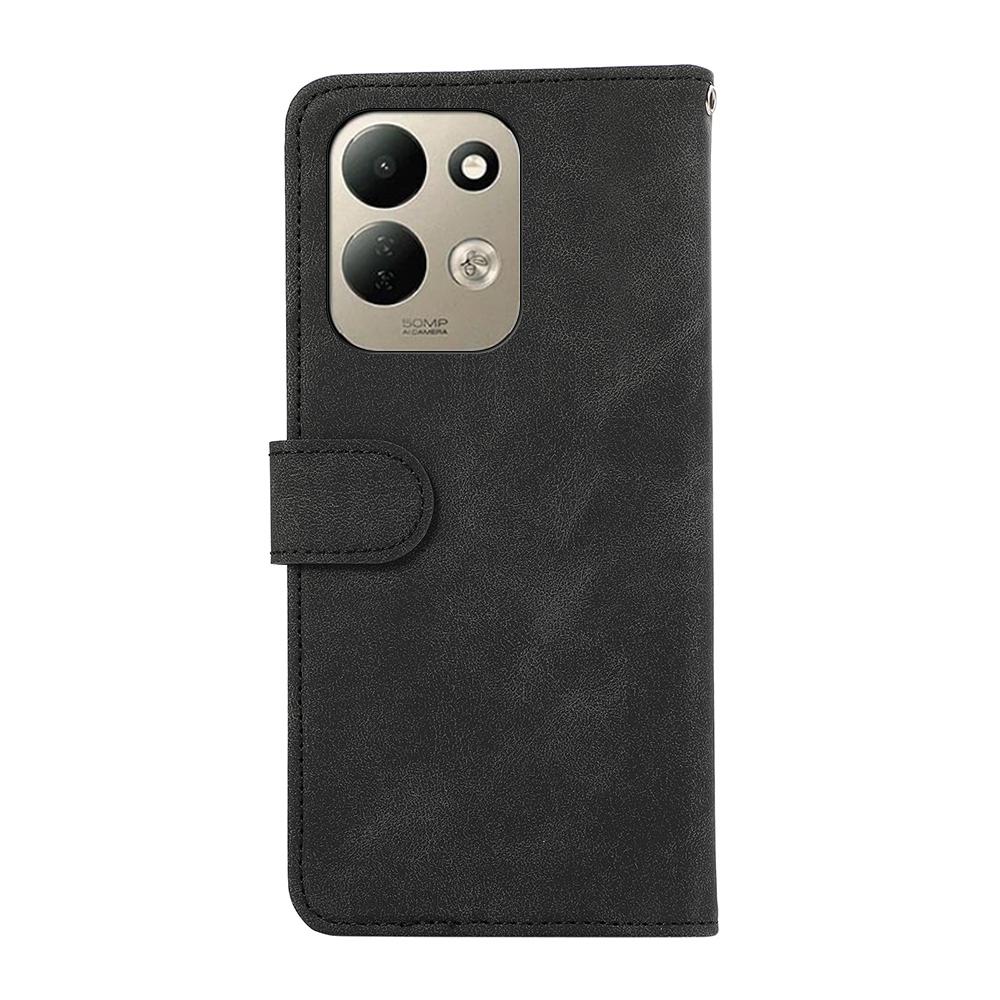 For Redmi 17 5G / 4G Global 170mm ABEEL Color Block Magnetic RFID Leather Phone Case - Black-Green - EDA007073223B