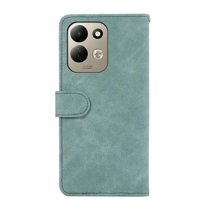 For Redmi 17 5G / 4G Global 170mm ABEEL Color Block Magnetic RFID Leather Phone Case - Cyan-Pink - EDA007073223E