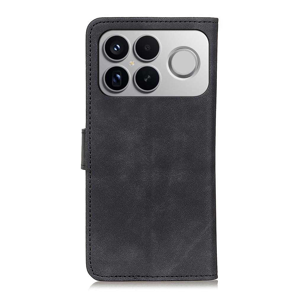 For Redmi K90 Pro Max/Poco F8 Ultra KHAZNEH Retro Texture Flip Leather Phone Case(Black)