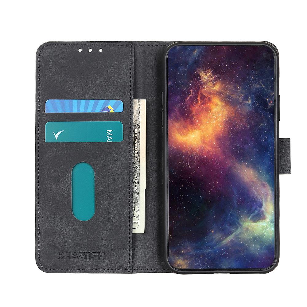 For Redmi K90 Pro Max/Poco F8 Ultra KHAZNEH Retro Texture Flip Leather Phone Case(Black)