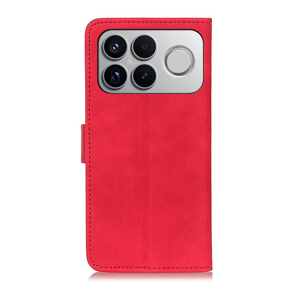For Redmi K90 Pro Max/Poco F8 Ultra KHAZNEH Retro Texture Flip Leather Phone Case(Red)