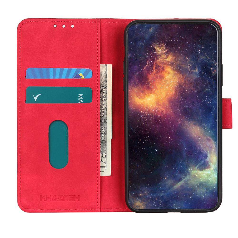 For Redmi K90 Pro Max/Poco F8 Ultra KHAZNEH Retro Texture Flip Leather Phone Case(Red)