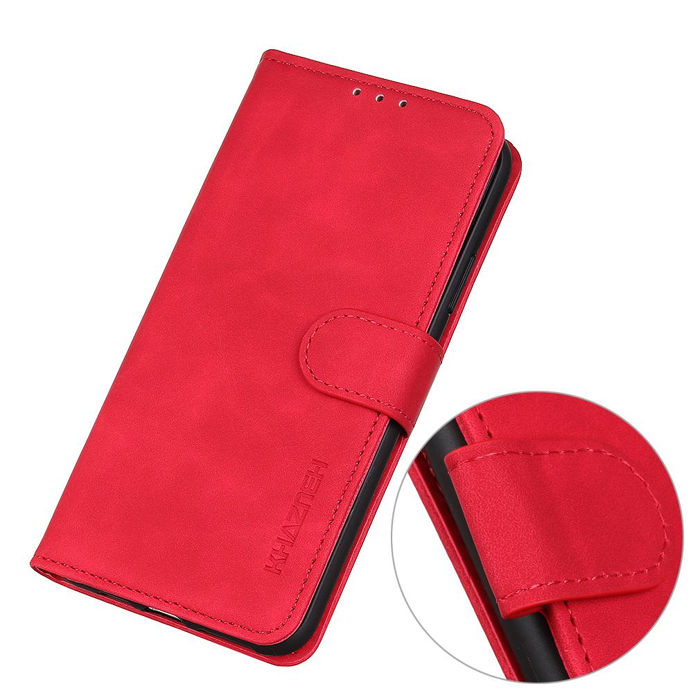 For Redmi K90 Pro Max/Poco F8 Ultra KHAZNEH Retro Texture Flip Leather Phone Case(Red)
