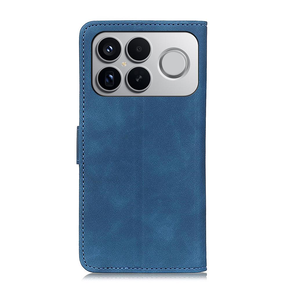 For Redmi K90 Pro Max/Poco F8 Ultra KHAZNEH Retro Texture Flip Leather Phone Case(Blue)