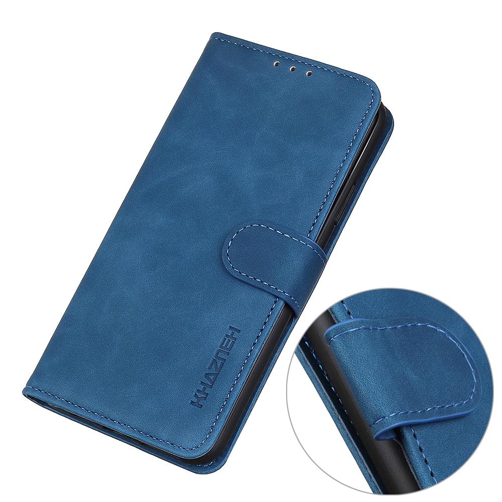 For Redmi K90 Pro Max/Poco F8 Ultra KHAZNEH Retro Texture Flip Leather Phone Case(Blue)