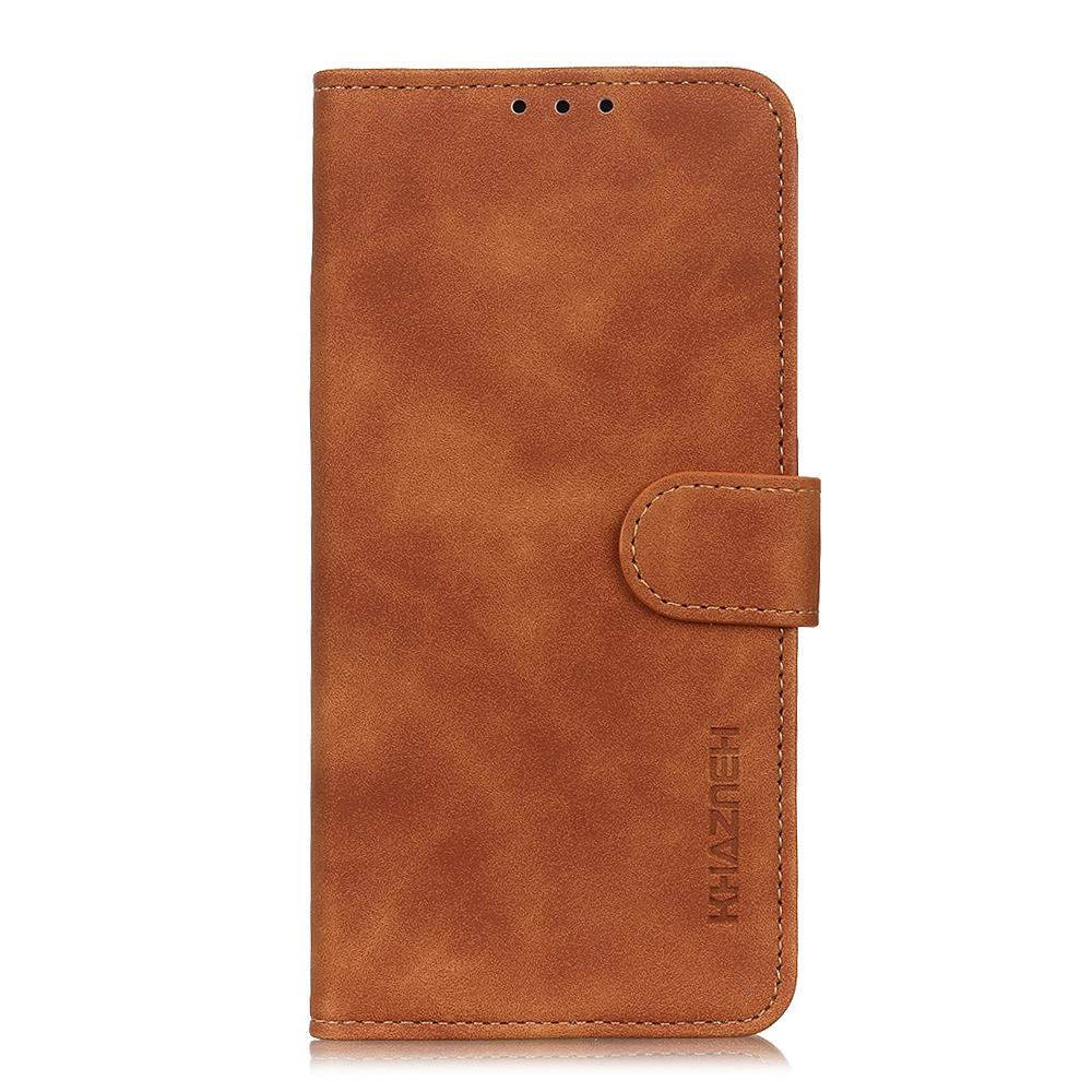 For Redmi K90 Pro Max/Poco F8 Ultra KHAZNEH Retro Texture Flip Leather Phone Case(Brown)