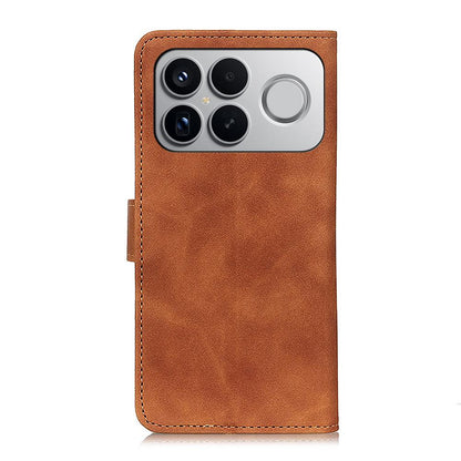 For Redmi K90 Pro Max/Poco F8 Ultra KHAZNEH Retro Texture Flip Leather Phone Case(Brown)
