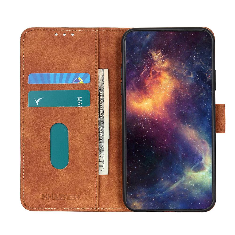 For Redmi K90 Pro Max/Poco F8 Ultra KHAZNEH Retro Texture Flip Leather Phone Case(Brown)