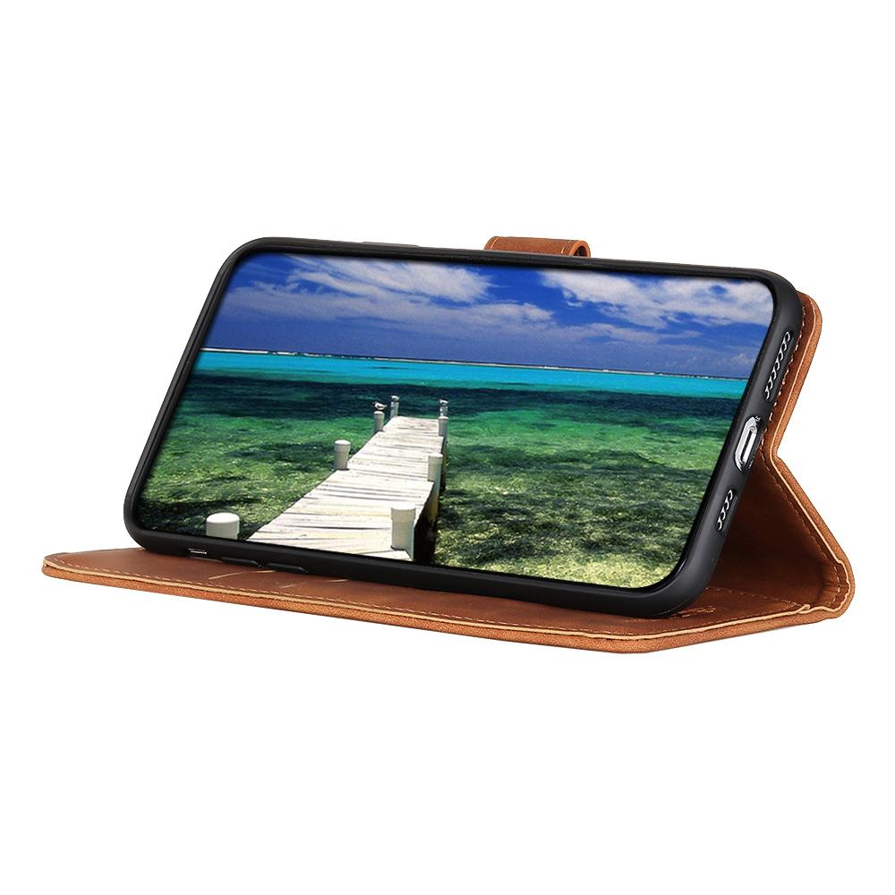 For Redmi K90 Pro Max/Poco F8 Ultra KHAZNEH Retro Texture Flip Leather Phone Case(Brown)