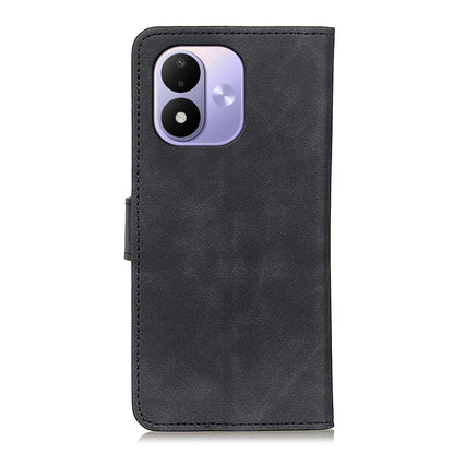 For Redmi Note 17 5G/4G Global 169.7mm KHAZNEH Retro Texture Flip Leather Phone Case - Black - EDA007073326A