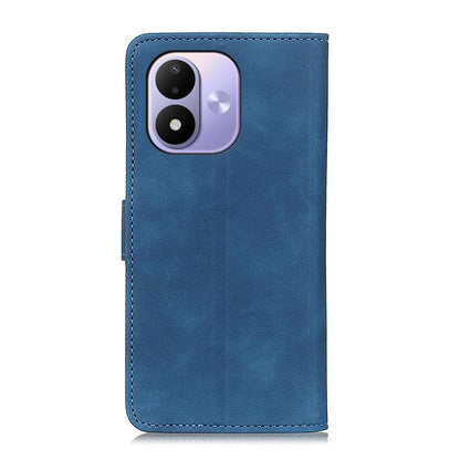 For Redmi Note 17 5G/4G Global 169.7mm KHAZNEH Retro Texture Flip Leather Phone Case - Blue - EDA007073326C