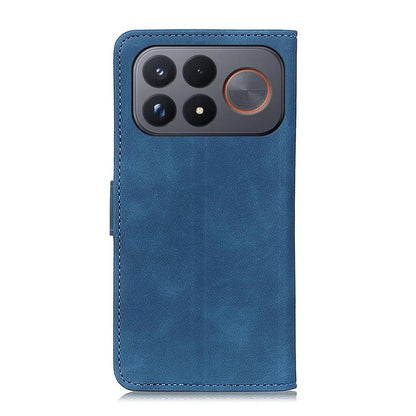 For Redmi K100 Pro Max/Poco F9 Ultra 5G KHAZNEH Retro Texture Flip Leather Phone Case - Blue - EDA007073328C