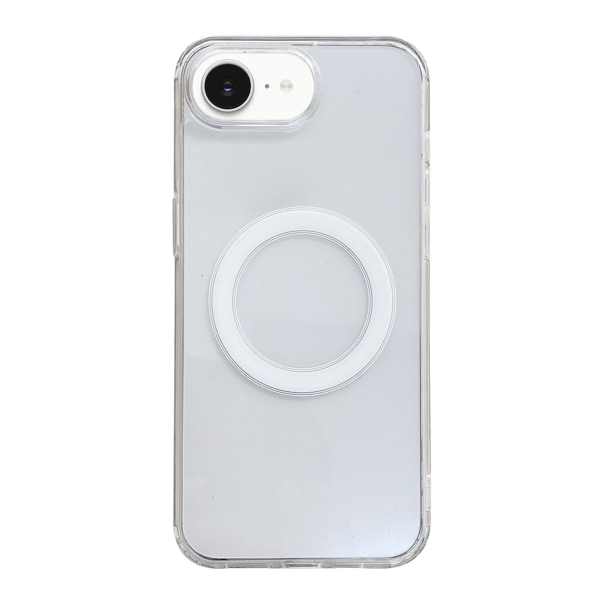 For iPhone 17e Clear Acrylic TPU MagSafe Phone Case - Transparent - EDA007079827A