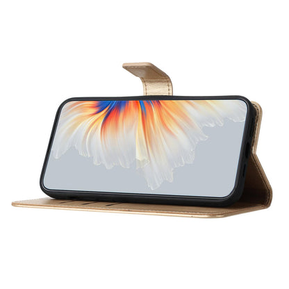 For iPhone 18 Pro Max Flower Embossed Leather Phone Case - Gold - EDA007080810D