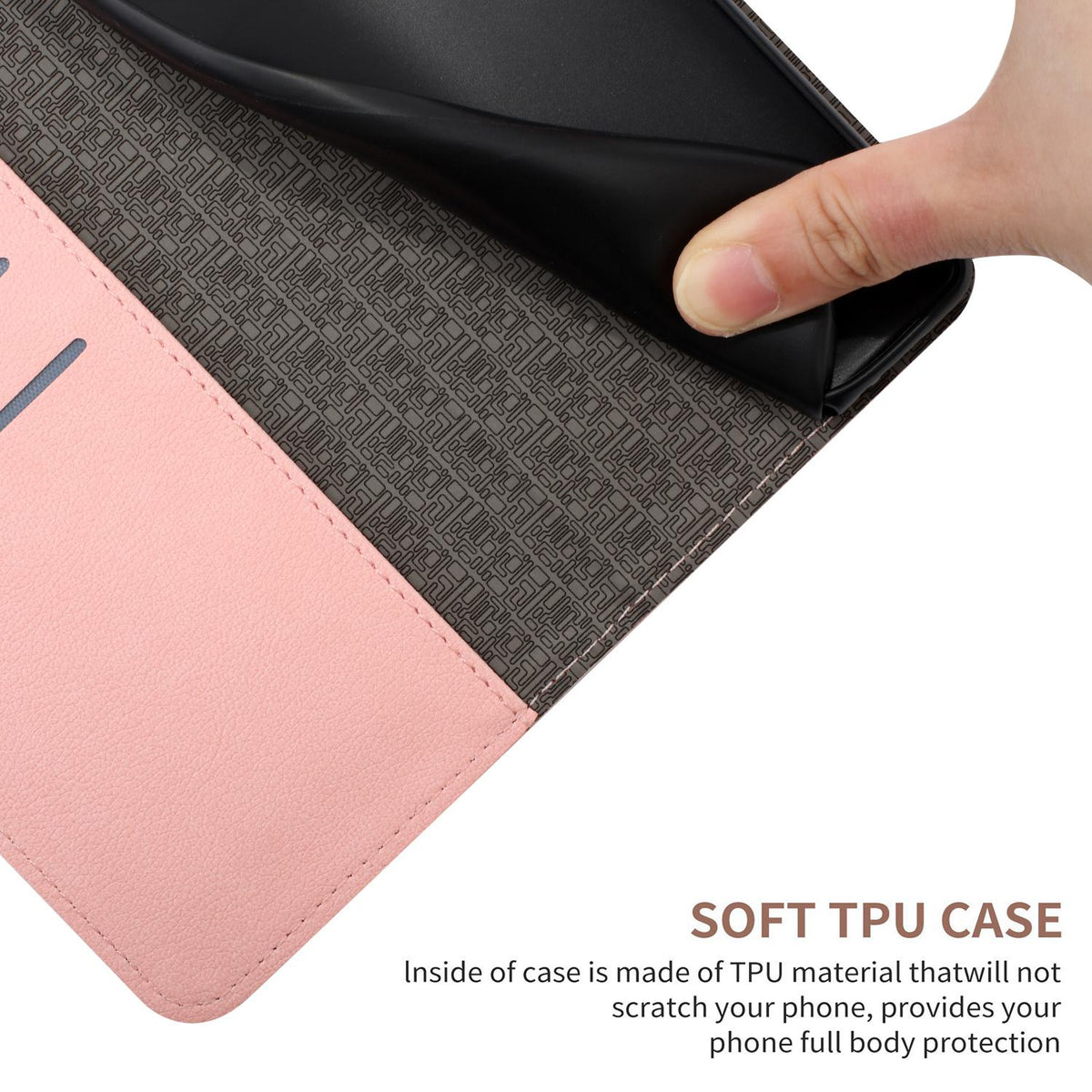 For Redmi Note 17 Pro 5G Global 163.5mm Rhombic Grid Texture Leather Phone Case - Pink - EDA007086321F