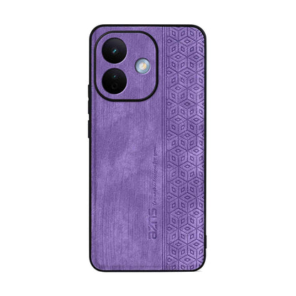 For Redmi Note 17 5G/4G Global 171mm AZNS 3D Embossed Skin Feel Phone Case(Purple)