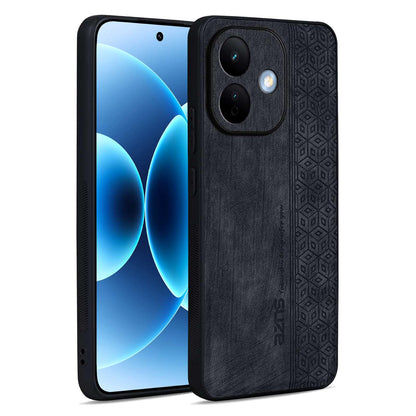 For Redmi Note 17 Pro 5G Global 163mm AZNS 3D Embossed Skin Feel Phone Case(Black)