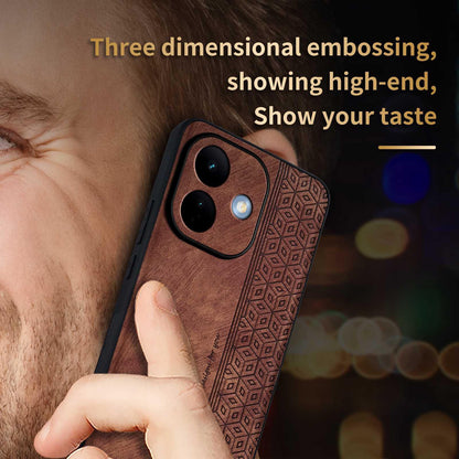 For Redmi Note 17 Pro 5G Global 163mm AZNS 3D Embossed Skin Feel Phone Case(Black)