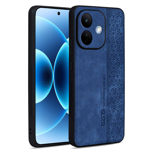 For Redmi Note 17 Pro 5G Global 163mm AZNS 3D Embossed Skin Feel Phone Case(Sapphire Blue)