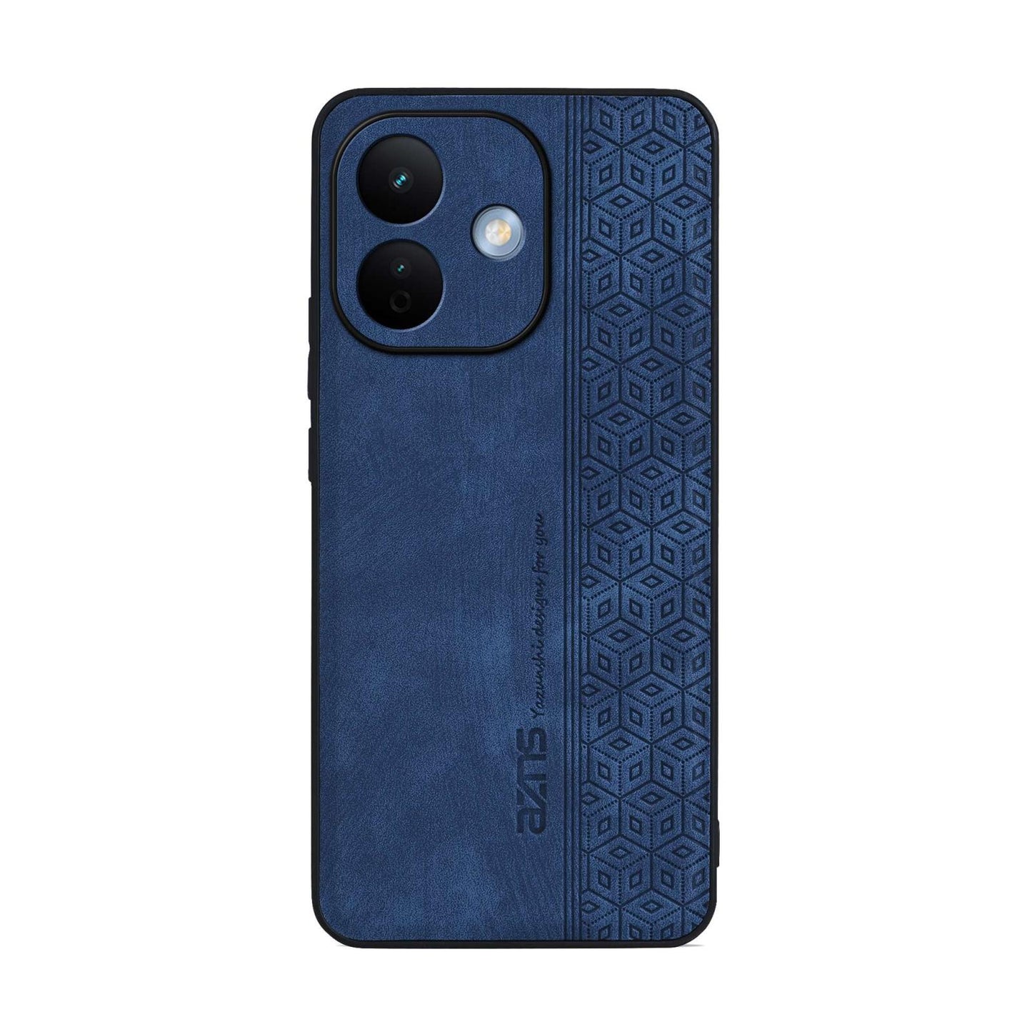 For Redmi Note 17 Pro 5G Global 163mm AZNS 3D Embossed Skin Feel Phone Case(Sapphire Blue)