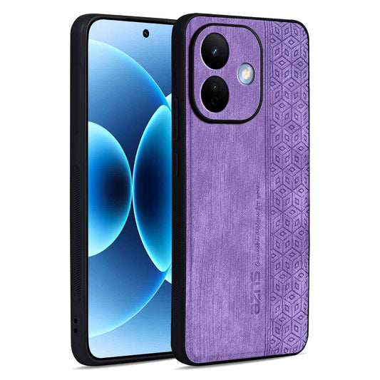 For Redmi Note 17 Pro 5G Global 163mm AZNS 3D Embossed Skin Feel Phone Case(Purple)