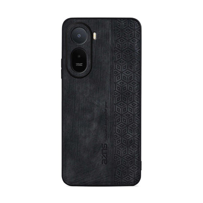 For Redmi A7 Pro 4G/5G 171mm AZNS 3D Embossed Skin Feel Phone Case(Black)