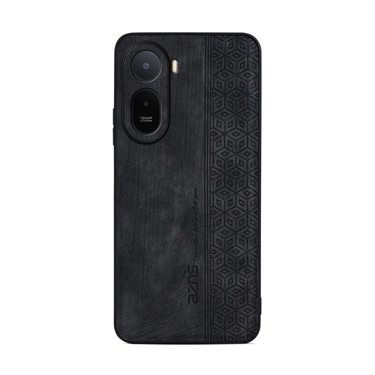 For Redmi A7 Pro 4G/5G 171mm AZNS 3D Embossed Skin Feel Phone Case(Black)