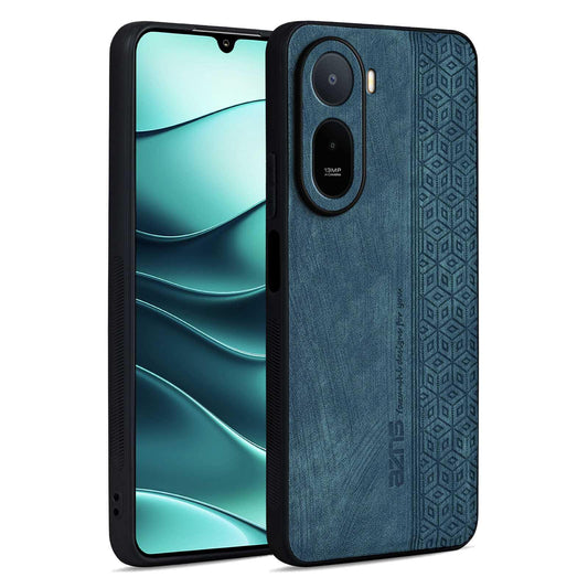 For Redmi A7 Pro 4G/5G 171mm AZNS 3D Embossed Skin Feel Phone Case(Dark Green)