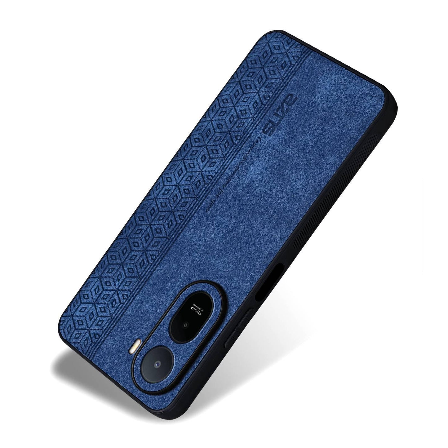 For Redmi A7 Pro 4G/5G 171mm AZNS 3D Embossed Skin Feel Phone Case(Sapphire Blue)