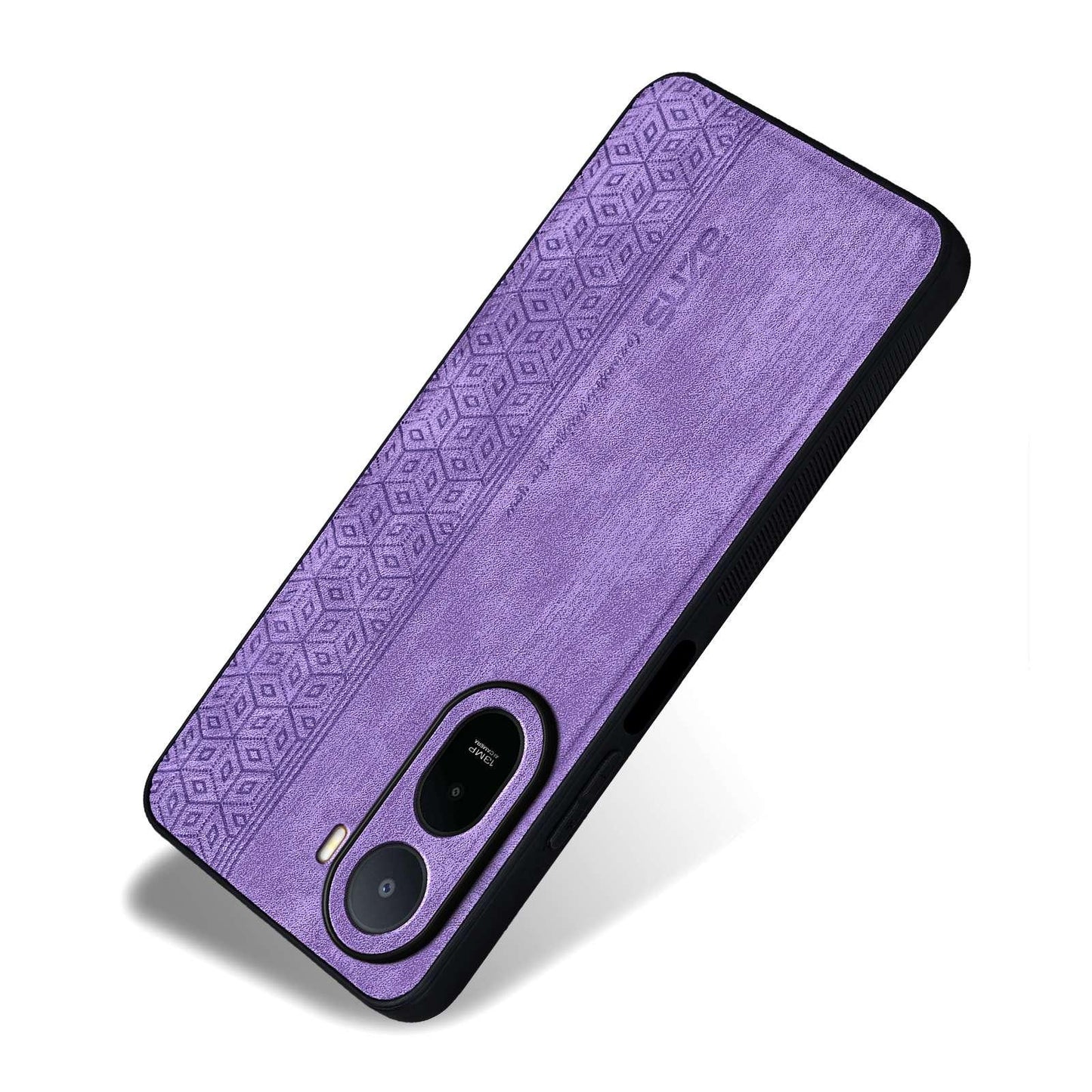 For Redmi A7 Pro 4G/5G 171mm AZNS 3D Embossed Skin Feel Phone Case(Purple)