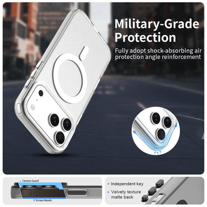 For iPhone 18 Pro Max Candy Magsafe PC Hybrid TPU Phone Case - White - EDA007087729A