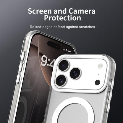 For iPhone 18 Pro Max Candy Magsafe PC Hybrid TPU Phone Case - White - EDA007087729A