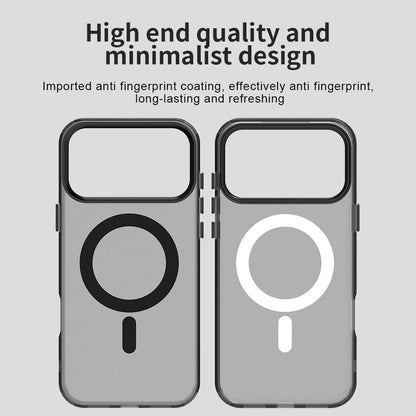 For iPhone 18 Pro Max Candy Magsafe PC Hybrid TPU Phone Case - Black - EDA007087729C