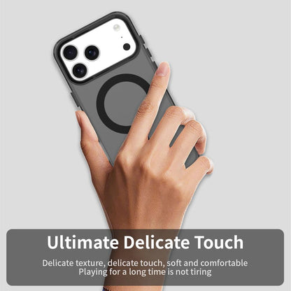 For iPhone 18 Pro Max Candy Magsafe PC Hybrid TPU Phone Case - Black - EDA007087729C