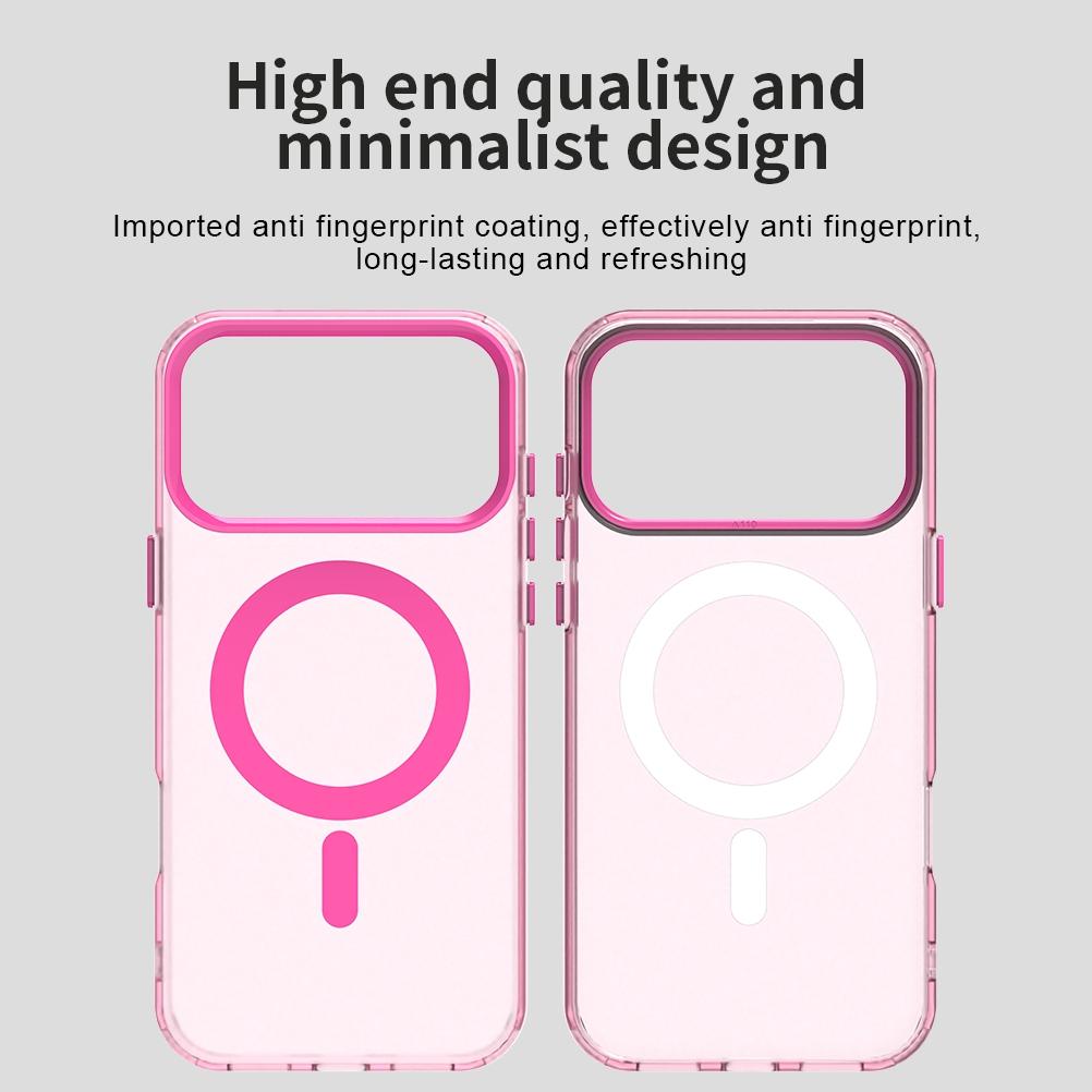 For iPhone 18 Pro Candy Magsafe PC Hybrid TPU Phone Case - Red - EDA007087730D