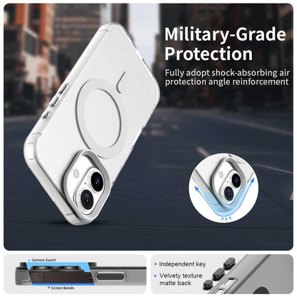 For iPhone 18 Candy Magsafe PC Hybrid TPU Phone Case - White - EDA007087731A
