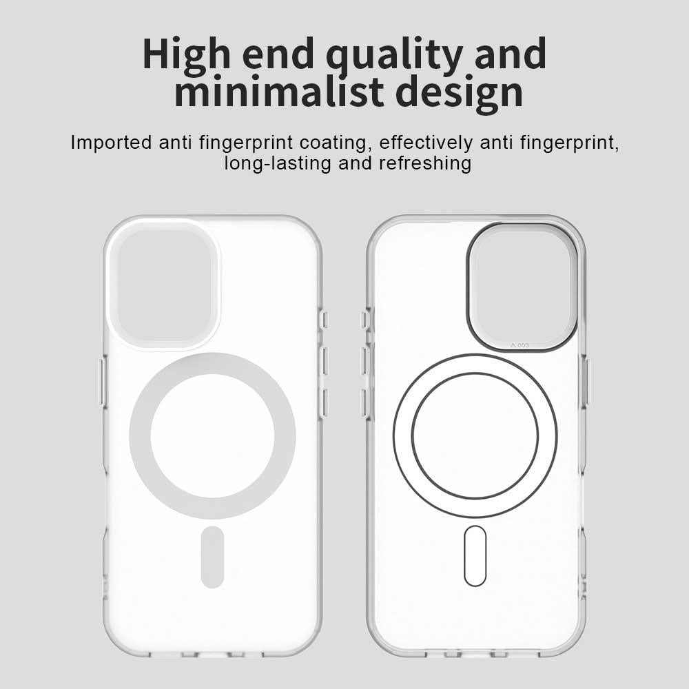 For iPhone 18 Candy Magsafe PC Hybrid TPU Phone Case - White - EDA007087731A