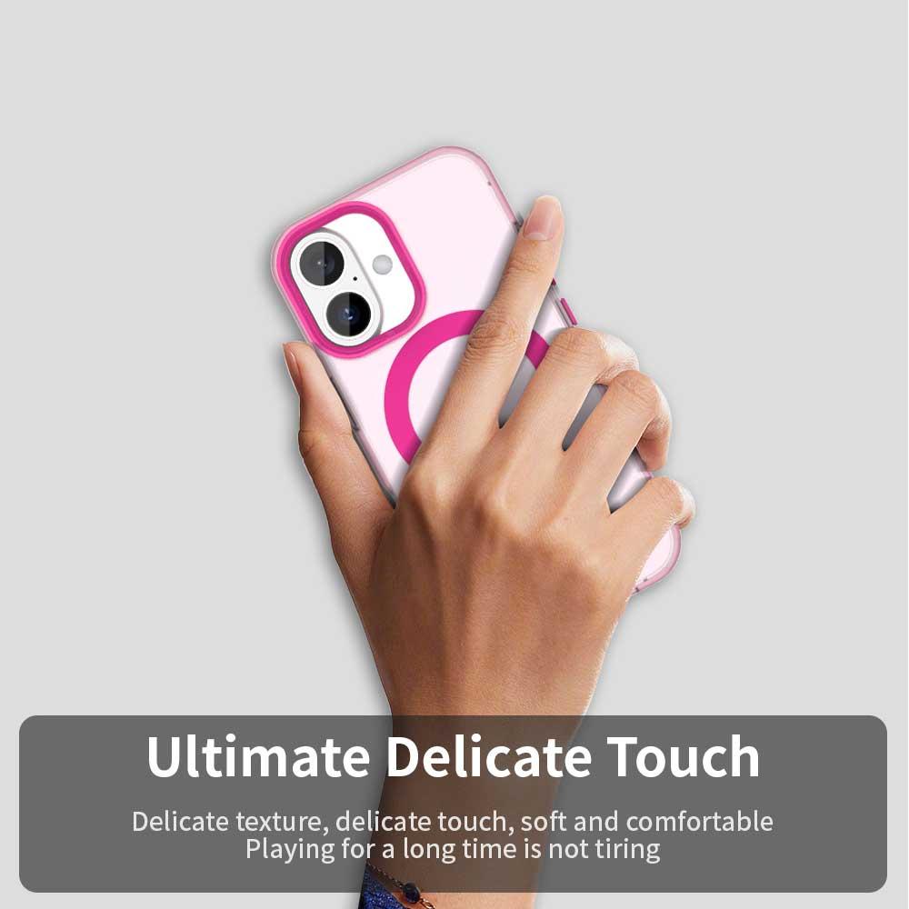 For iPhone 18 Candy Magsafe PC Hybrid TPU Phone Case - Red - EDA007087731D