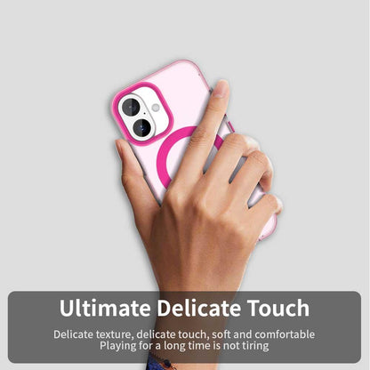 For iPhone 18 Candy Magsafe PC Hybrid TPU Phone Case - Red - EDA007087731D